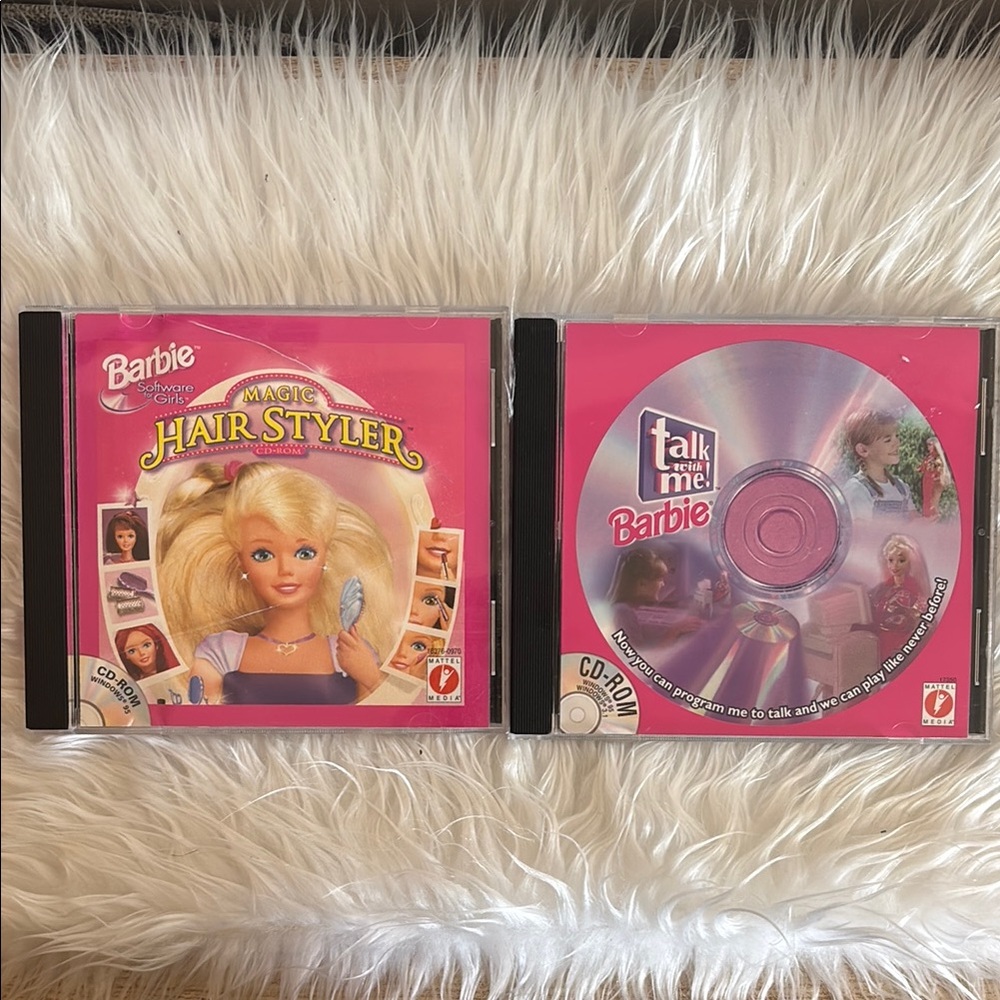 2 Barbie CD-ROM Games 🎀💻